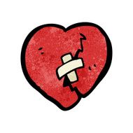 Cartoon Broken Heart N10