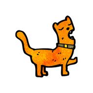 funny cartoon cat N178