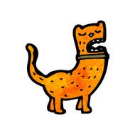 funny cartoon cat N179