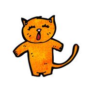 funny cartoon cat N182