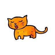 funny cartoon cat N184