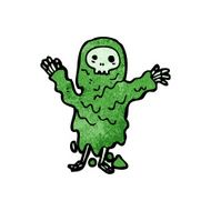 cartoon melting slime zombie N2