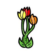Cartoon Flowers N87