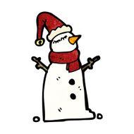 Cartoon Snowman N81
