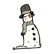 Cartoon Snowman N82