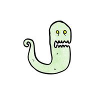 cartoon green ghost N28