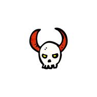 little spooky skull symbol N4