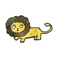 Cartoon Lion N120