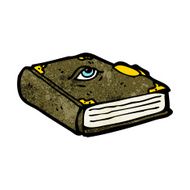 cartoon magic spell book N37