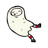 cartoon ghost costume N24