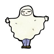 cartoon ghost costume N25