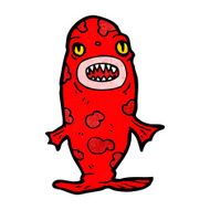 Cartoon Piranha N20