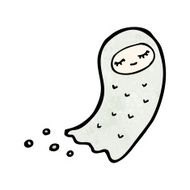 floating ghost cartoon N4