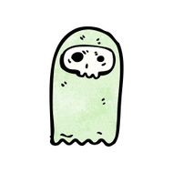 floating ghost cartoon N5