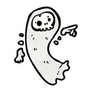 floating ghost cartoon N6