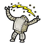 Cartoon Robot N325