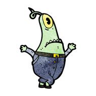 Cartoon Alien N113