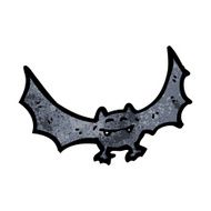 cartoon halloween bat N22