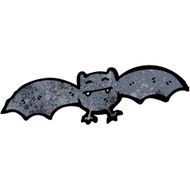 cartoon halloween bat N23
