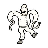 cartoon insane man N4