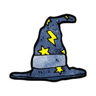 cartoon magic wizard hat N4