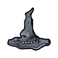 cartoon magic witch's hat N4