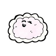 cartoon happy cloud N11