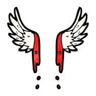 Cartoon Angel Wings N13