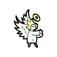 Cartoon little angel N7