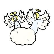 cartoon angels in heaven N6