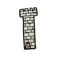 cartoon medieval tower N2