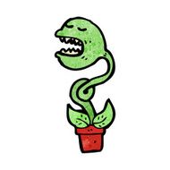 cartoon carnivorous plant N2