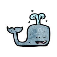 Cartoon Whale N92