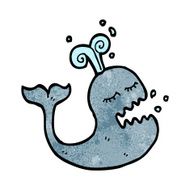 Cartoon Whale N93
