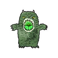 Cartoon monster N136