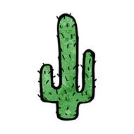 Cartoon Cactus N38