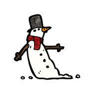 Cartoon Snowman N84