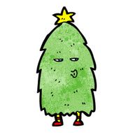 christmas tree cartoon character N3