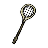 cartoon squash racket N4