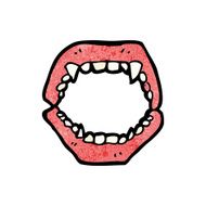 Cartoon Vampire Teeth N6