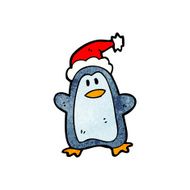 Cartoon penguin N77