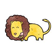 Cartoon Lion N122