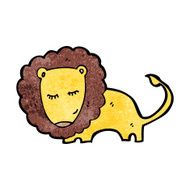 Cartoon Lion N123