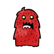 cartoon scary monster N9