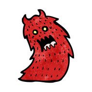 cartoon scary monster N10