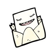 letter cartoon character N14
