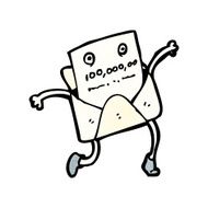 letter cartoon character N16