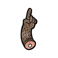 Cartoon Severed Arm N20