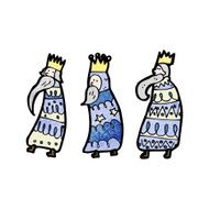 cartoon three kings
