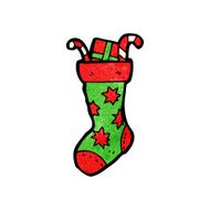 christmas stocking cartoon character N4